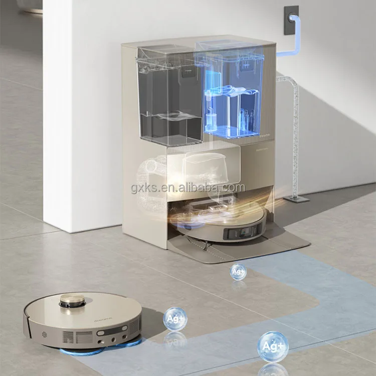 Dreame X10 Ultra Automatic Smart Cleaning Robot Aspirateur Aspiradora Wet & Dry Floor Mopping Sweeping Vacuum Cleaner