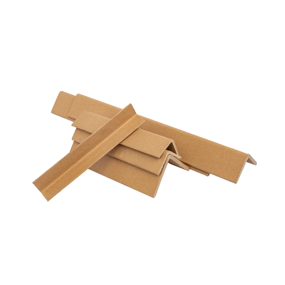 Customized Service Eco-friendly White Brown Kraft paper edge protector Paper Corner Protector From Vina Green Pack Vietnam