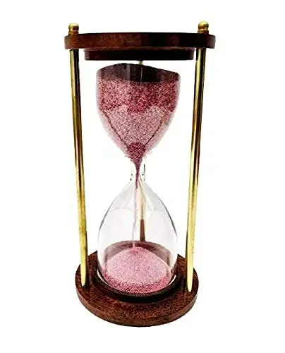 Fresh Design Sand Clock Best For Home And Office Desktop Best Sand Timer Gold Plated Finished Design Decorative Hourglasses
