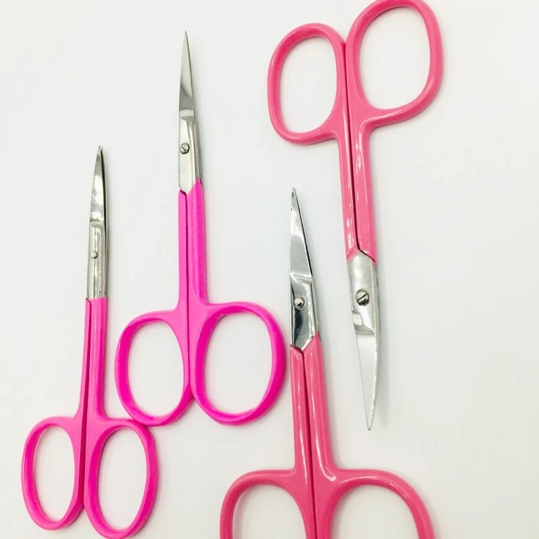 Wholesale Cuticle Scissors Professional Finger Nail Beauty Scissors Stainless Steel Silver Nail Mini Scissors Sustainable