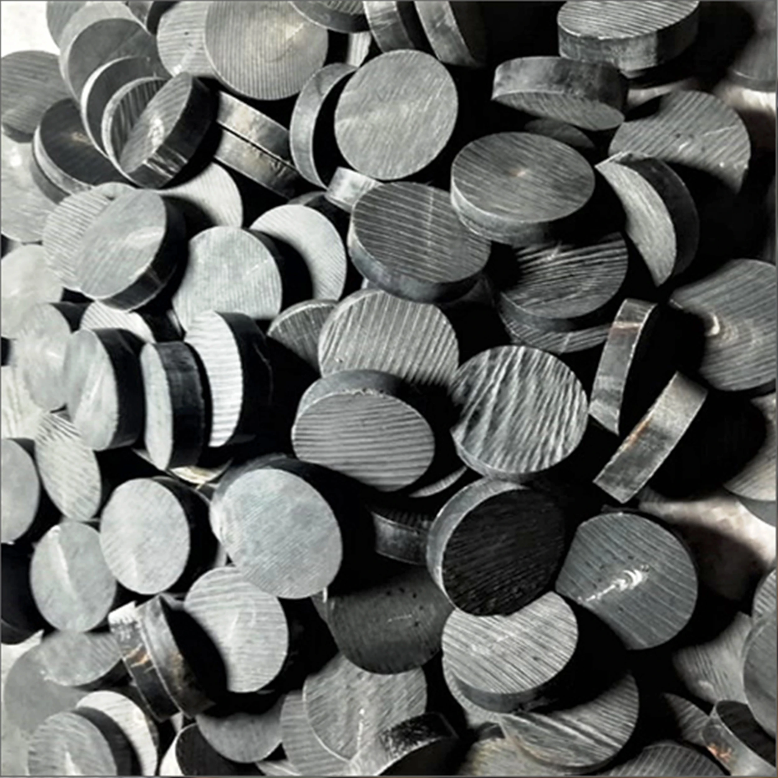 Black 30mm Horn Button Cloth  Blazers Suits Coats 15mm 20mm Black Real Buffalo Horn Shirt Button Real Horn Buttons Set