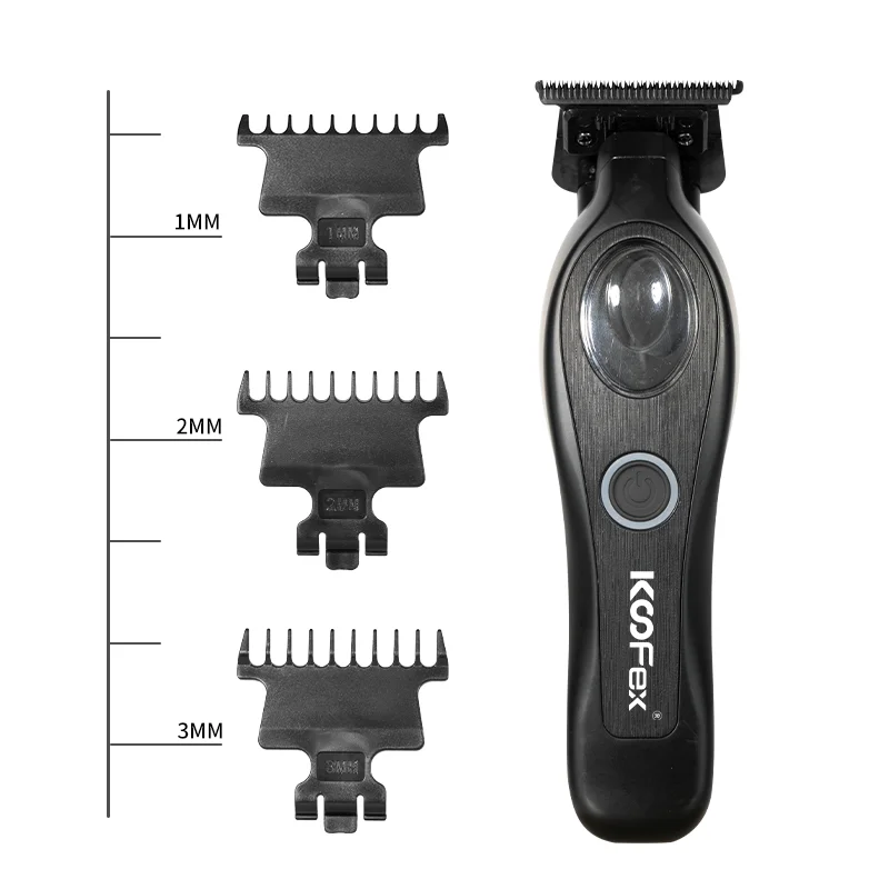KooFex Large capacity battery 2.5h work time baber trimmer 7400 rpm High speed motor Graphite Coated Blade hair clipper trimmer