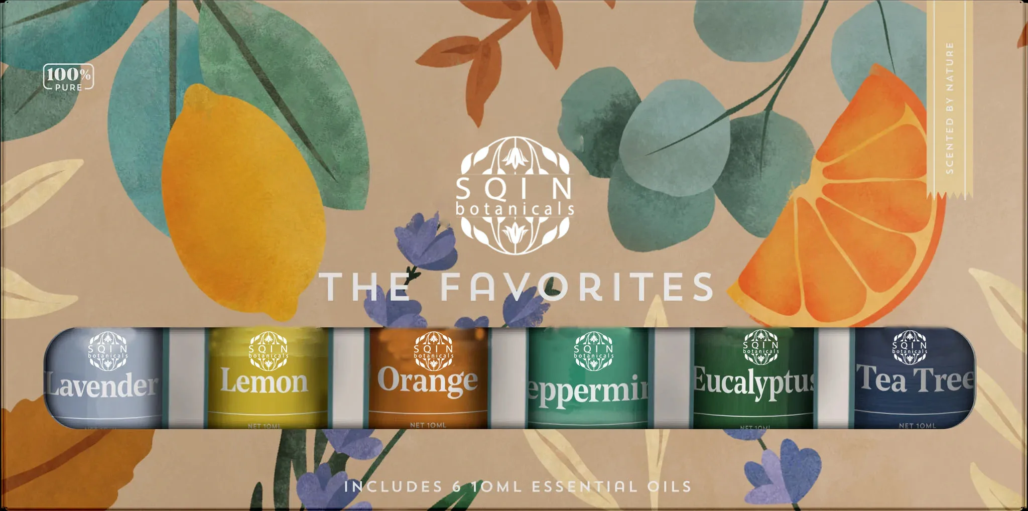 Hot sale 100% pure natrual wholesale 6pcs/sets essential oil gift sets