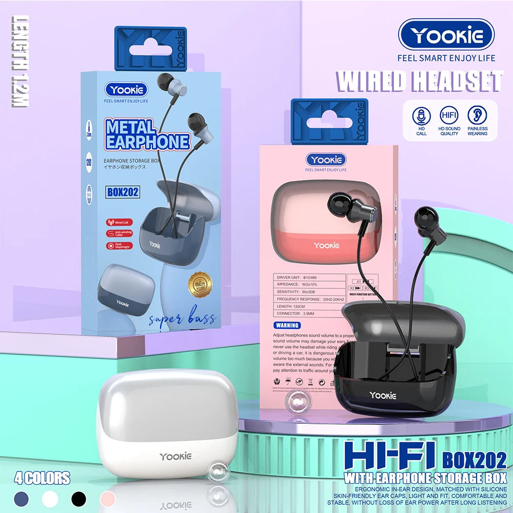 2022 High Quality Factory Wholesale 3.5MM Wired In-ear Stereo Portable Headset Earphone For Iphone