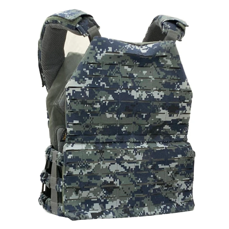 High Quality Lightweight Tactical Vest Camo Plate Carrier Molle System Waterproof Combat Features Laser Cutting Technology