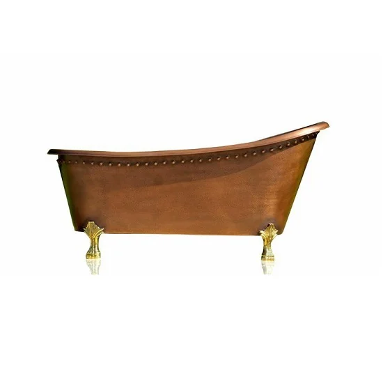 Hot Sale Copper Bathtub fancy Design with Antique Finished Copper Bathing for Bathroom Decoration Wholesale and Export
