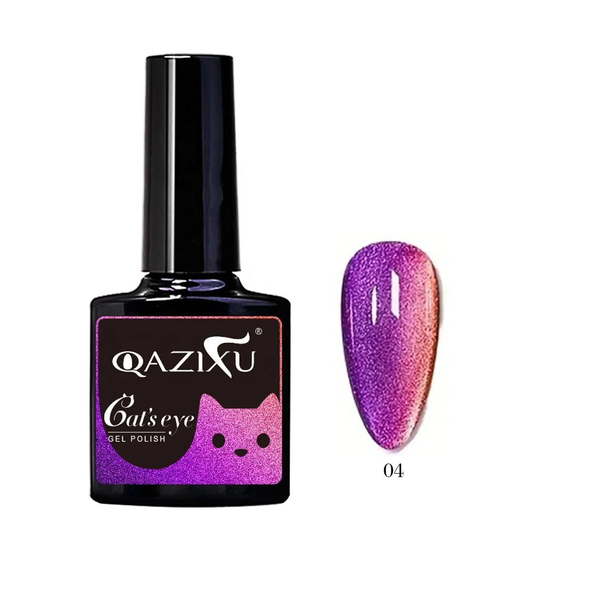 OEM ODM Super Greamy Galaxy Cat Eye Nail Gel Polish Soak off 10 ml Glass Bottle Private lambel free design