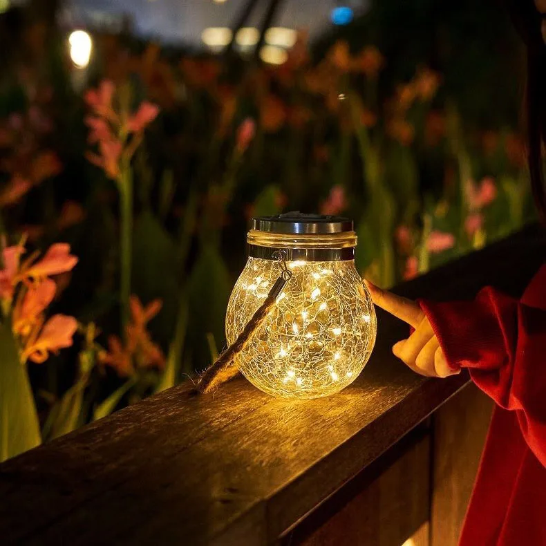 waterproof copper wire solar string lights led garden street lamp solar pool lights