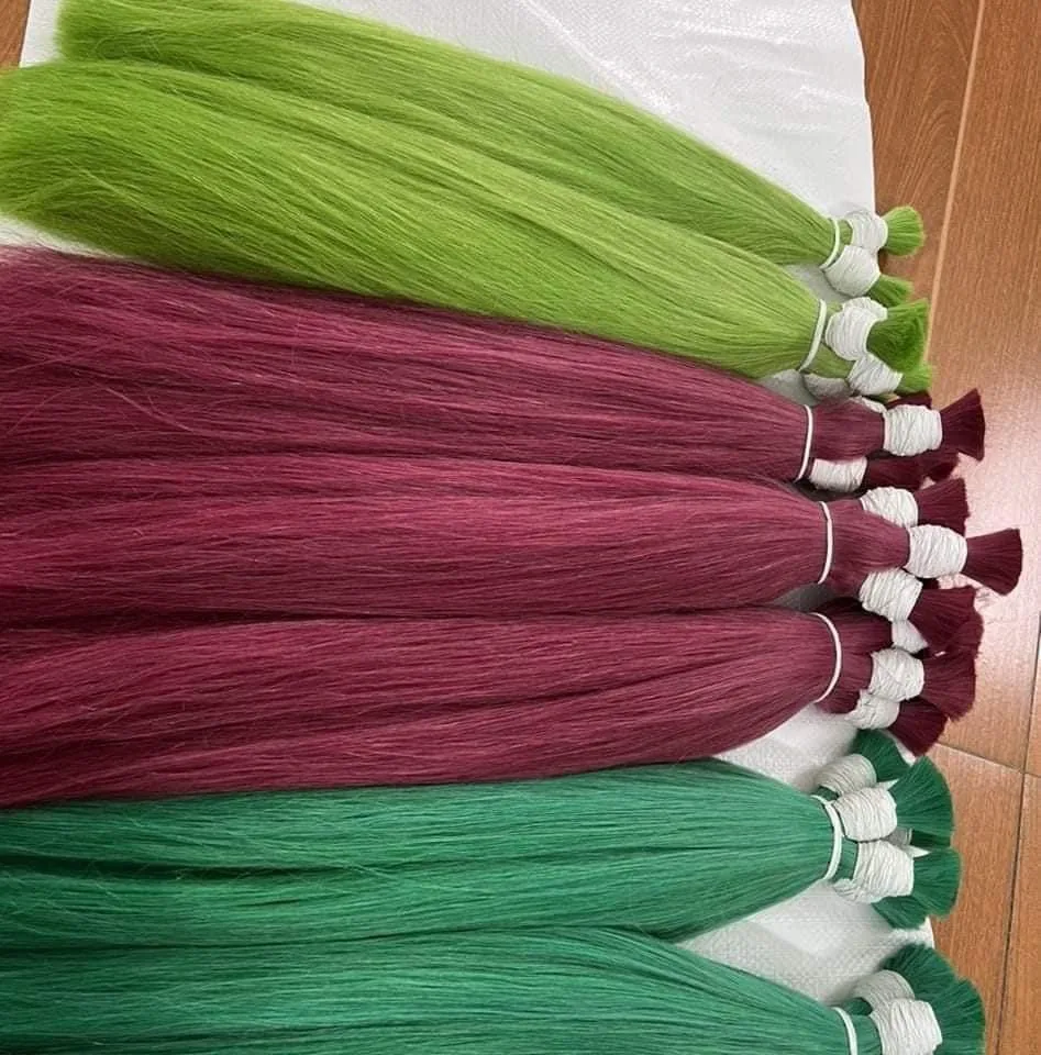 New Brand Bulk Hair Super Double Drawn Cuticle Aligned Hair Extension 100% Remy Virgin Hair Cheap Price