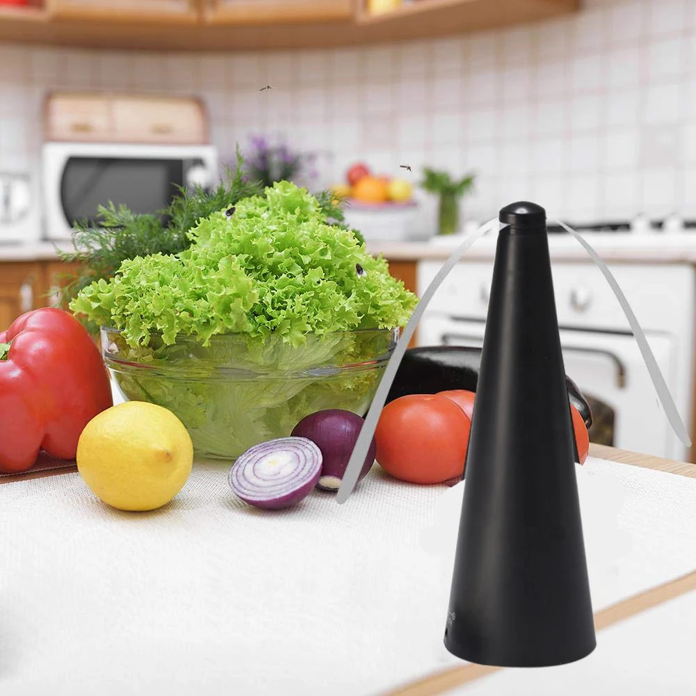 Hot Sell Table Hanging Battery Fly Trap Repellent Fan Insect Mosquitoes Pest Repeller