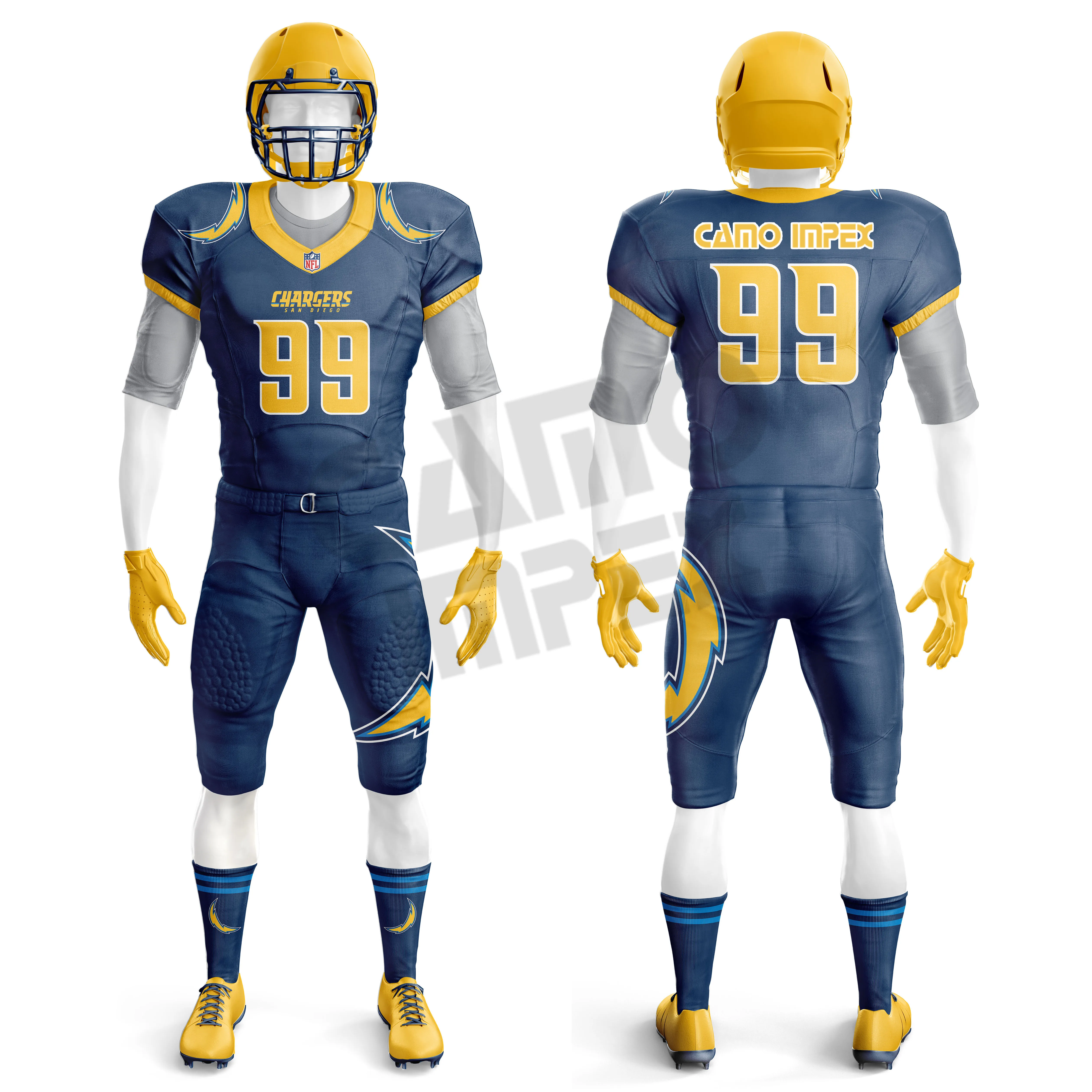 2022 Custom Color Wholesale Unique Quality Customized American Football Uniform / Team 100% Polyester American Football Uniform
