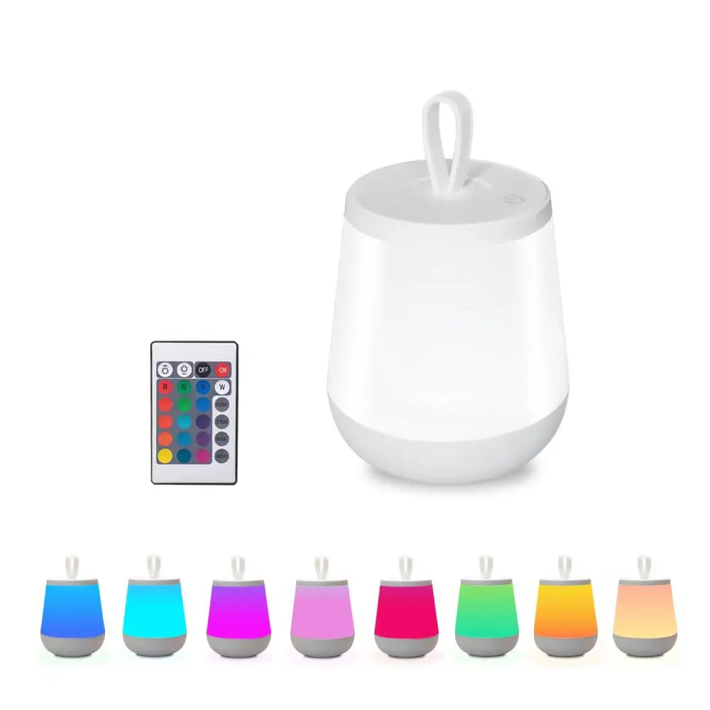Touch&Rmt Ctrl Portable USB Rechargeable Dimming LED Dreaming Color Streaming Table Lamp For Desk Bedside Holiday Christmas Gift
