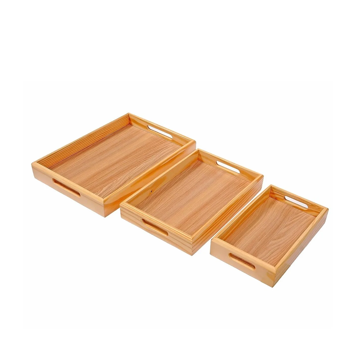 High on Demand Handcrafted Wooden Serving Tray Decorative Trays and Home Decoration Wood Serving Tray