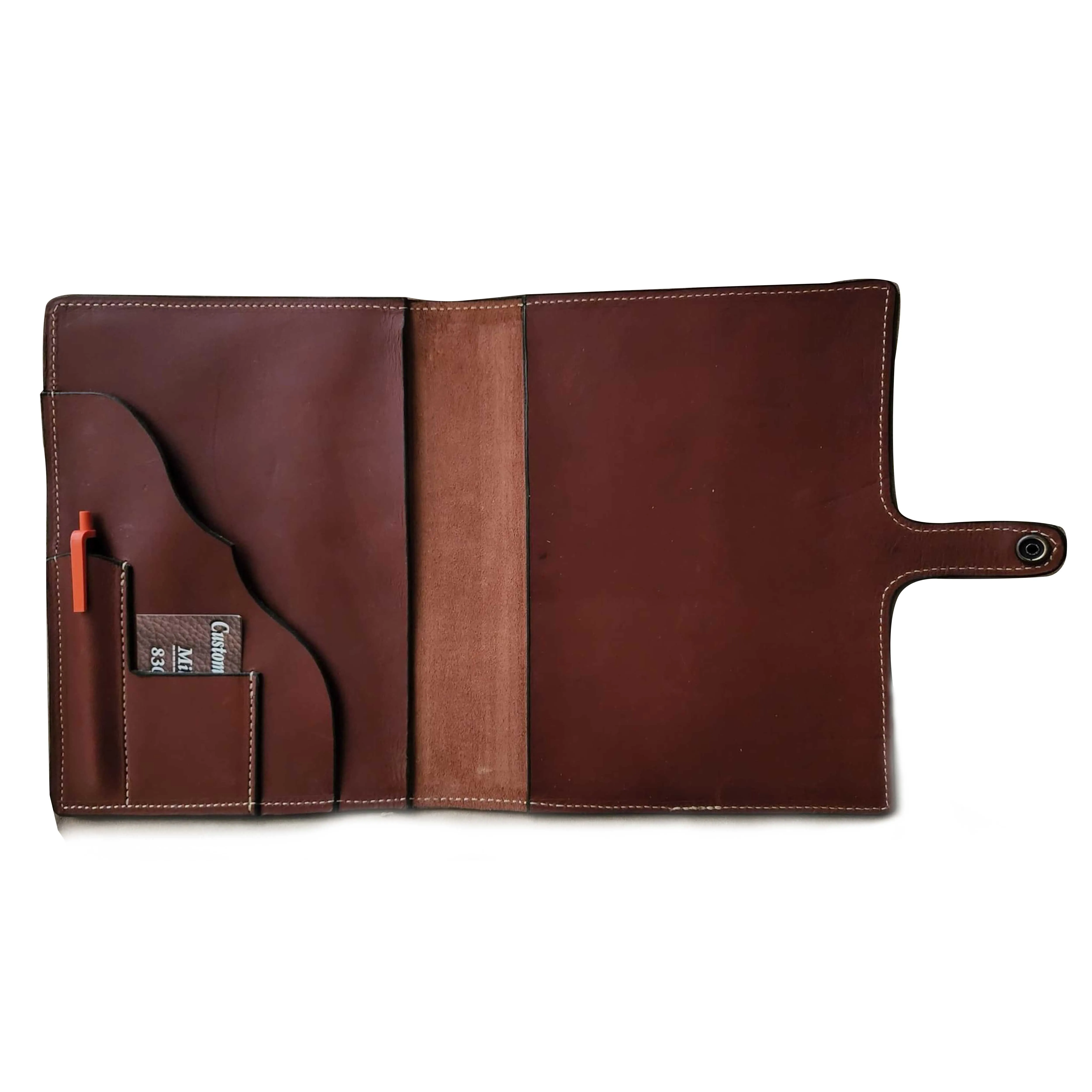 OEM Factory Made Rich Grain Leather Book Cover