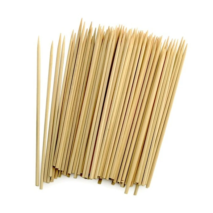 Бамбуковые шампуры 150 мм 6 дюймов для барбекю бамбуковые шашлыки шашлык натуральные палочки