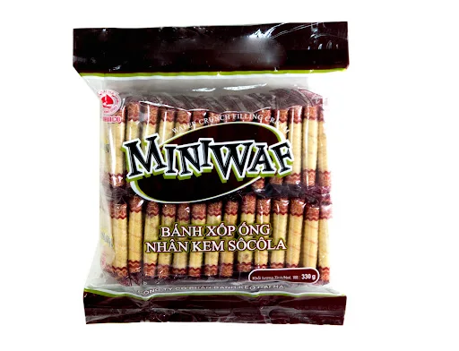 Taro cream filling Hot wafer Best selling best quality MINIWAF cookie hot product from HaiHaCo Vietnam