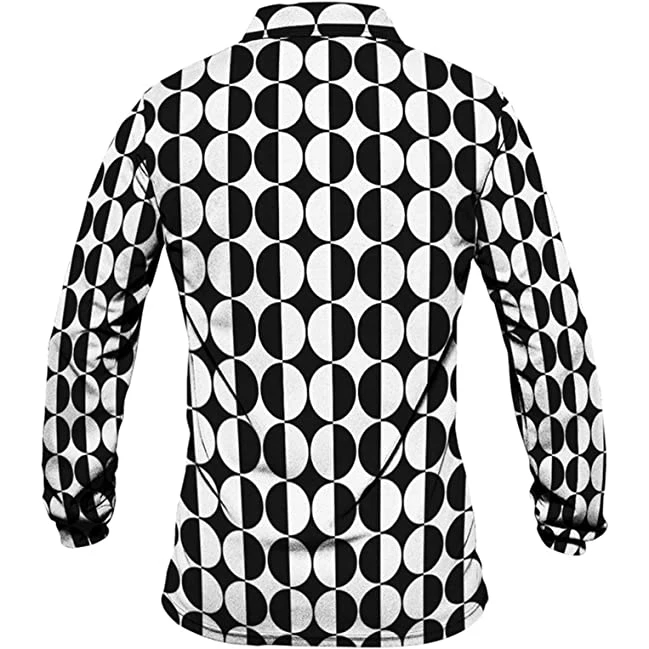 Knitted Rugby Jersey Vertical Striped CVC Cotton Long Sleeve Polo Placket Rugby Shirt Rugby Jumper
