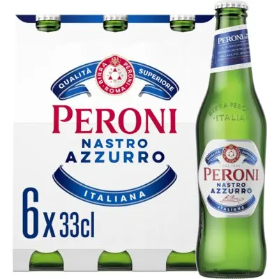 Перони Nastro Azzurro пиво 12x330 мл