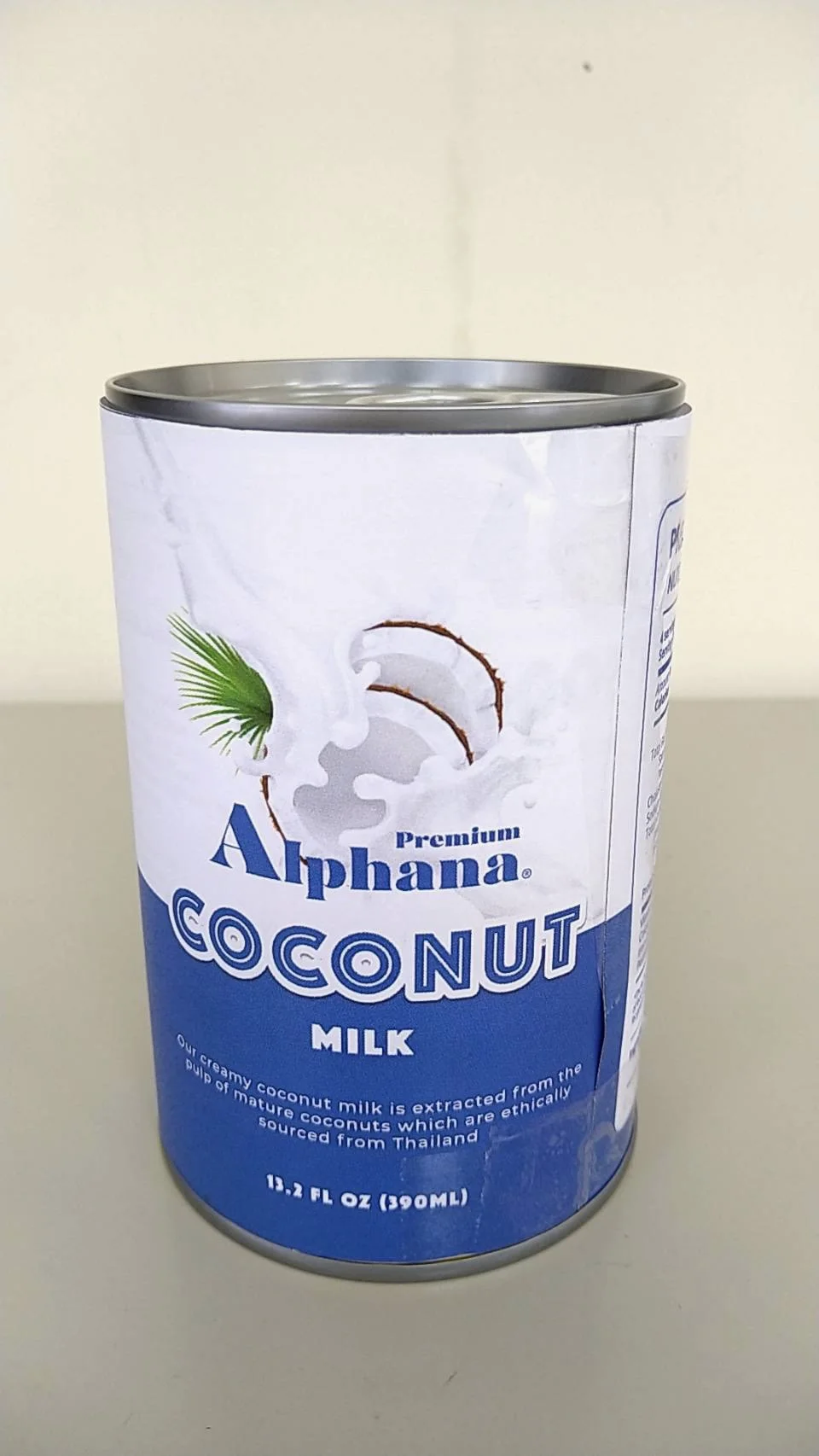 Whosale in bulk from Vietnam - Alphana Coconut Milk 400ml - Fat: 17-19% Model TG0325 - High quality