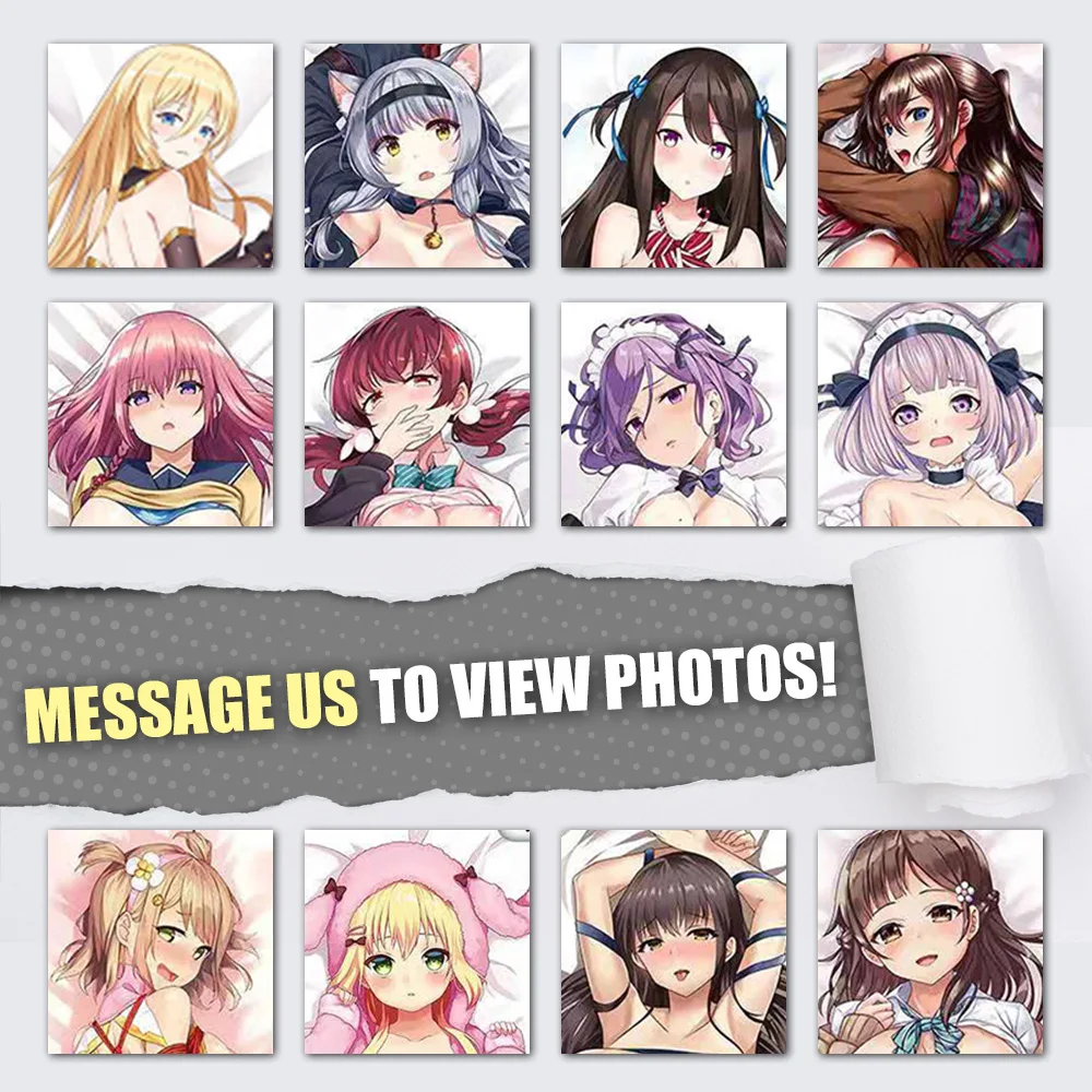 Hobby Express Japanese Anime Dakimakura Cover Case with Body Hugging Inner Two Leg Pillow Anime Pillow Cover Bundle