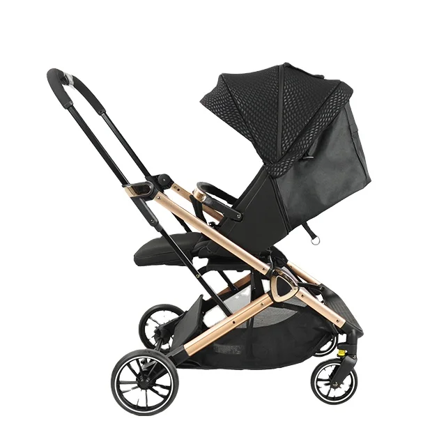 Two-way Seat Baby Stroller Mountain Baby Stroller Travel Baby Strollers OEM Customized Logo Aviation Aluminum Frame  EVA Wheel