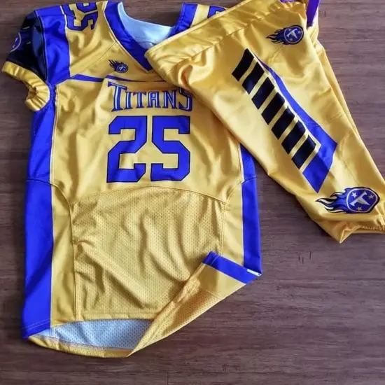 Factory Price 2022 American football uniform set with High Quality material Polyester Spandex American football jersey uniform