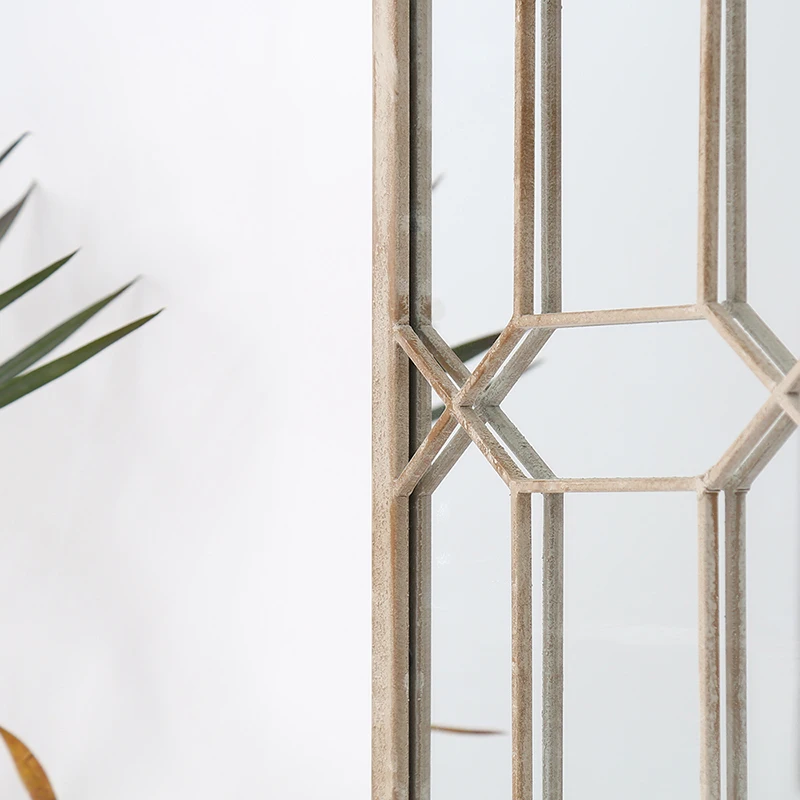 Elegant Luxury Modern Design Mirror Home Decor Full Length Window Pane Large Tabletop Overmantel Decorative Wall Mirror