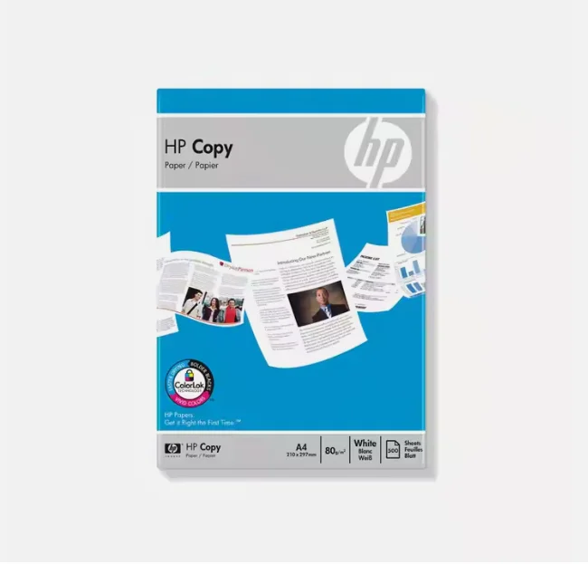 Бумага A4 70gm 500 листы на обод копировальная бумага HP