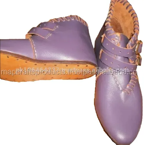 OEM New Designer Service Wholesale Camping100% Genuine Leathers Boots For Men Medieval Shoes