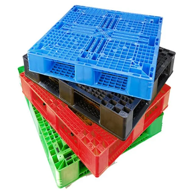 Used/New stacking 120x120 euro plastic palettes reversible/double side heavy duty plastic pallet with factory price