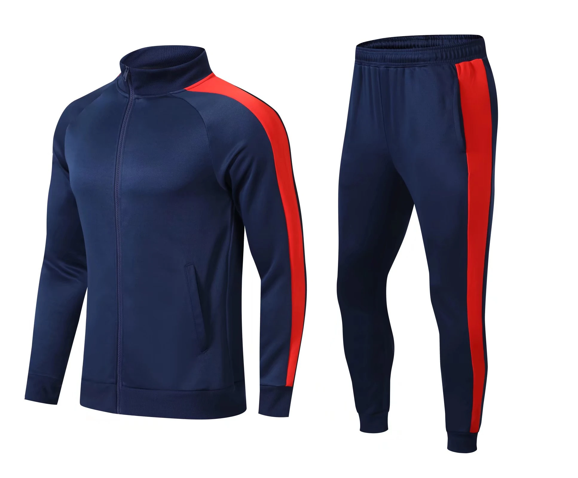 Sportswear Wholesale Cheap Price Top Quality Men Popular Football Jacket New Design Custom Men Breathable Soccer Tracksuits