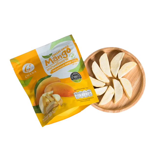 Chana, готовое замороженное сушеное манго 30 г, премиум-класса, махачканок, манго 100%, продукт из Таиланда, недорогая замороженная фруктовая закуска