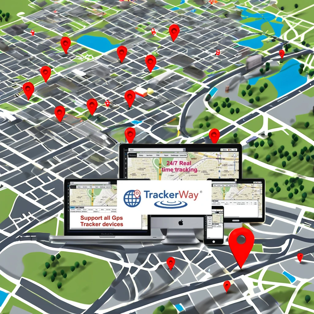 TrackerWay GPS tracking system / gps software / vehicle tracking system with open source code from TrackerWays tracker device