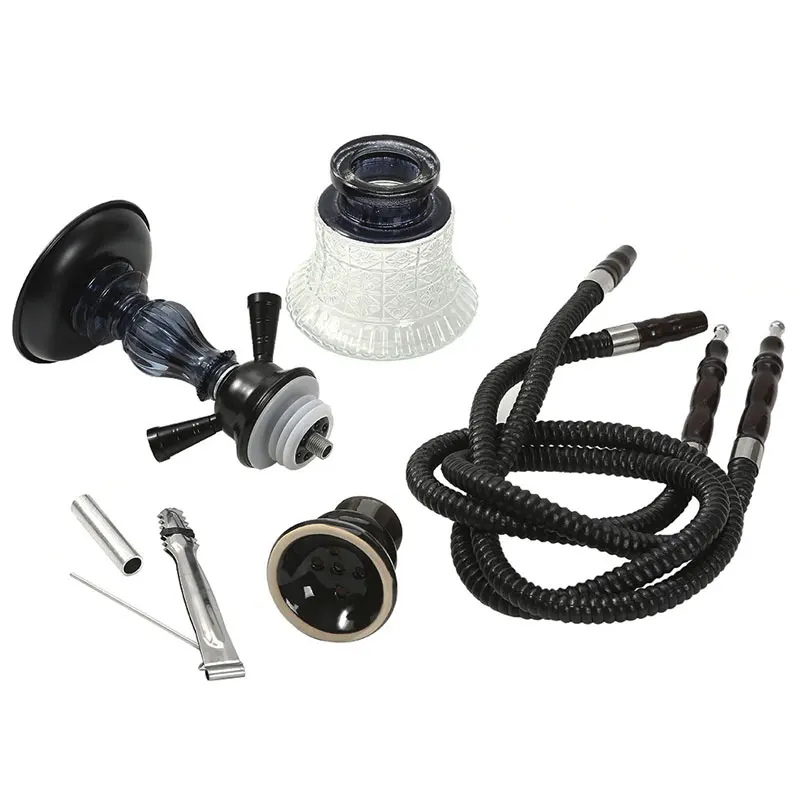 Manufacturing Wholesale Supplies Design Fancy Wholesale Egyptian 2 Pipe Russia Shisha Hookah Portable