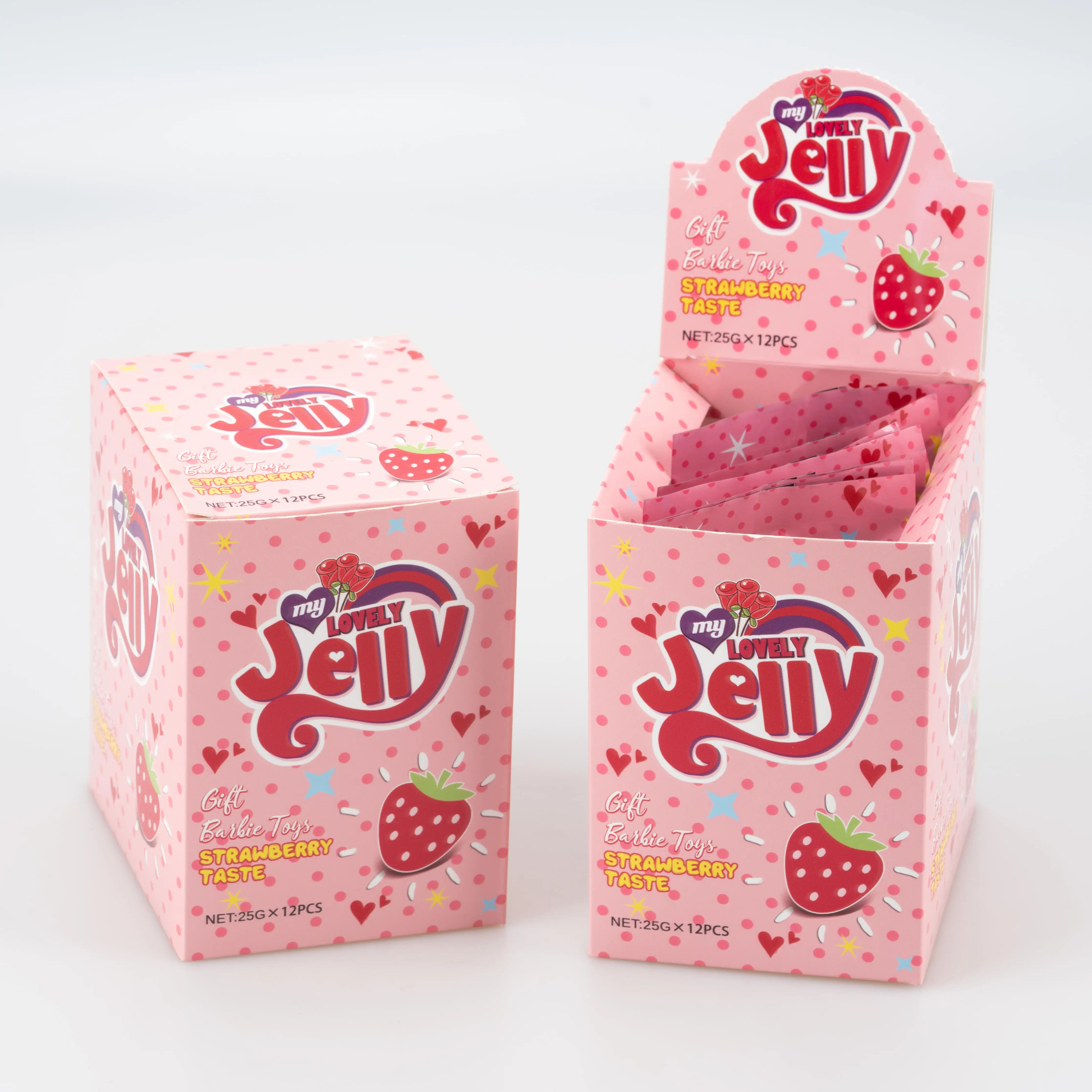 Wholesale candy factory girl gummy candy wholesale jelly fruits gummy candy OEM package surprise bonbon bulk sweets