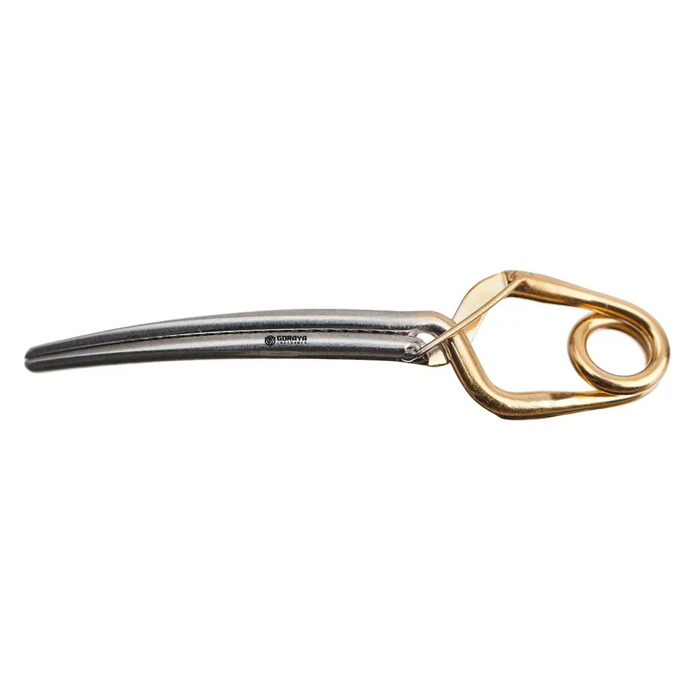 HOT SALE GORAYA GERMAN Yasargil-Type Stainless Steel Titanium Occlusion Clip (Temporary)-15mm Slightly Curved Jaw CE ISO