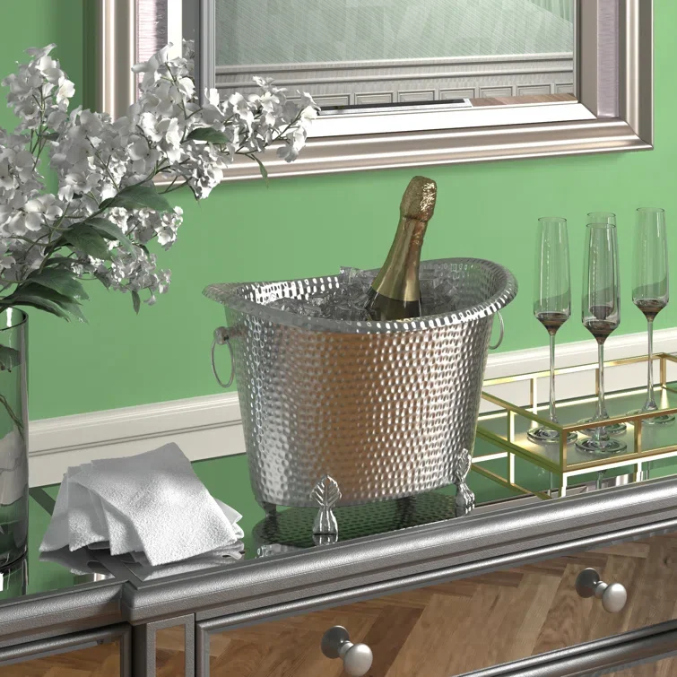 Best quality Ice Bucket India supplies metal color Galvanized for cheap bar & restaurant wedding Christmas new year