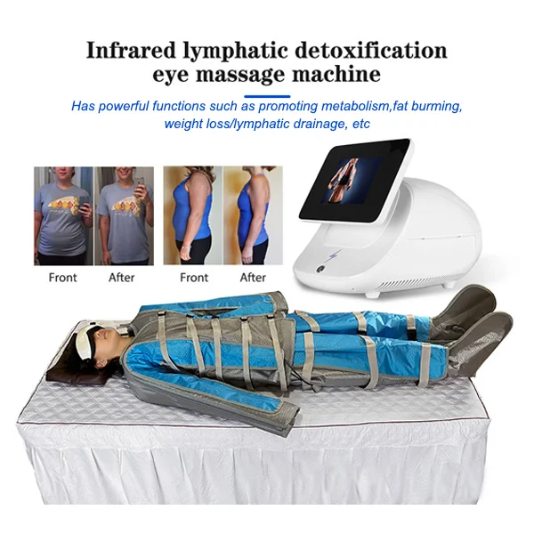 Synogal home use eye 3 in 1 infrared professional pressotherapy lymphatic drainage machine combinais