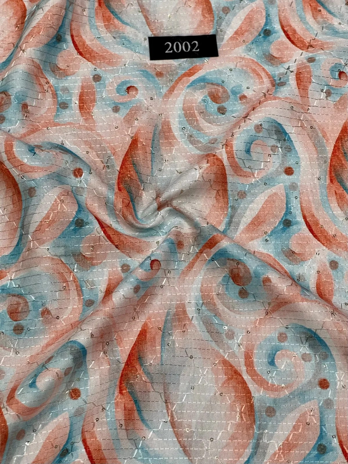 Оптовая продажа индийский и Пакистанский костюм с вышивкой Dupatta цифровая печать полиэфирная кружевная ткань для свадебных штор сумки