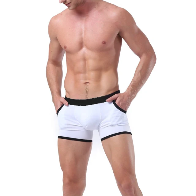 2023 Wholesale Custom Blank Waistband Logo Paisley Print Men Boxers Briefs Spandex Polyester Paisley Plus Size Men Underwear