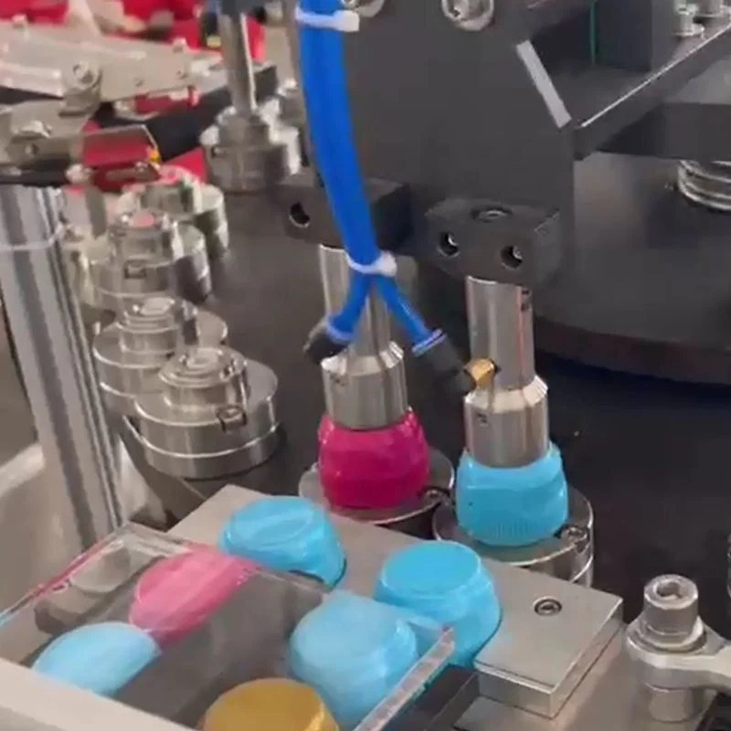 Custom Automation 3 parts Silicone valve combination machine