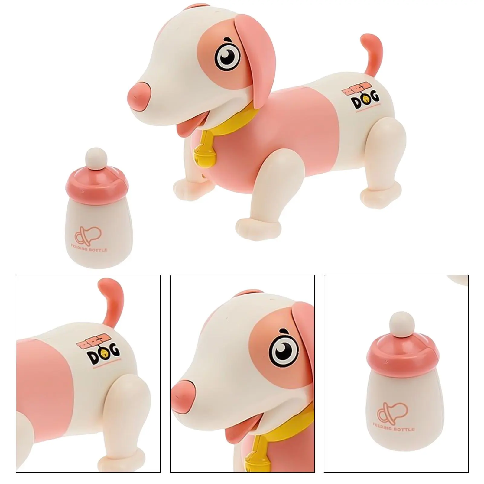 EPT Cute Touch-Sensitive Intelligent Electronic Pets Smart Robot Dog Toys With Small Milk Bottle