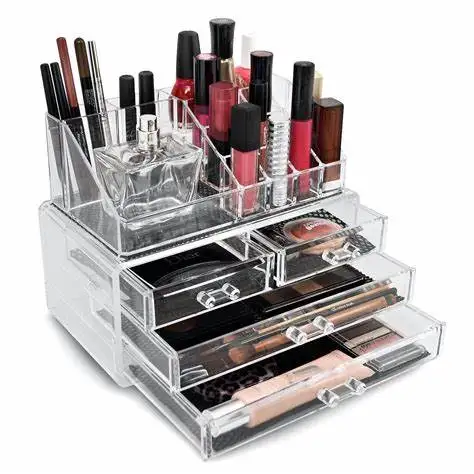 Innovative Acrylic Makeup Organizer Make up Box Make up Organizer for Girls Beauty Fashion cosmetic makeup Organizer
