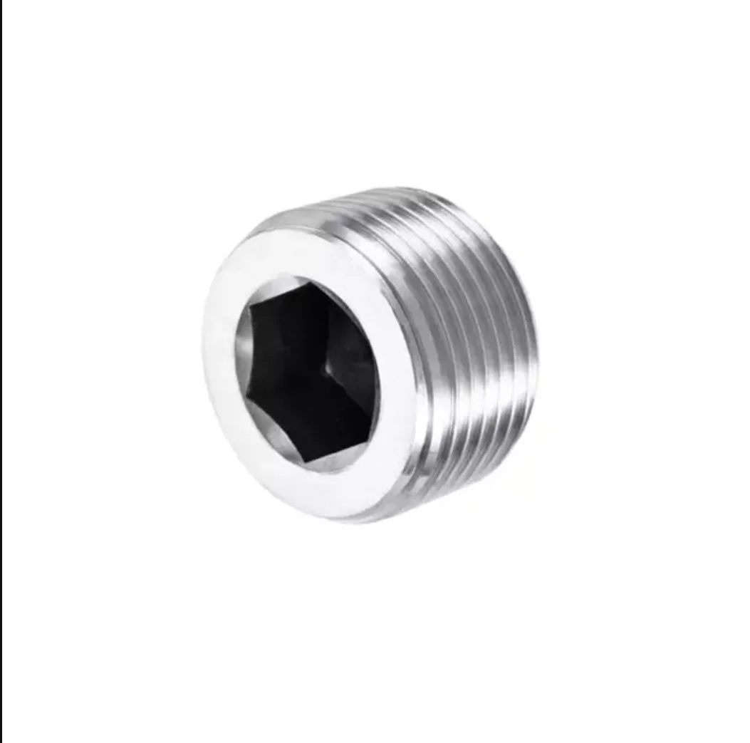 npt steel  hydraulic fittings manufacturers nj adapter 1/2 inch hollow plug