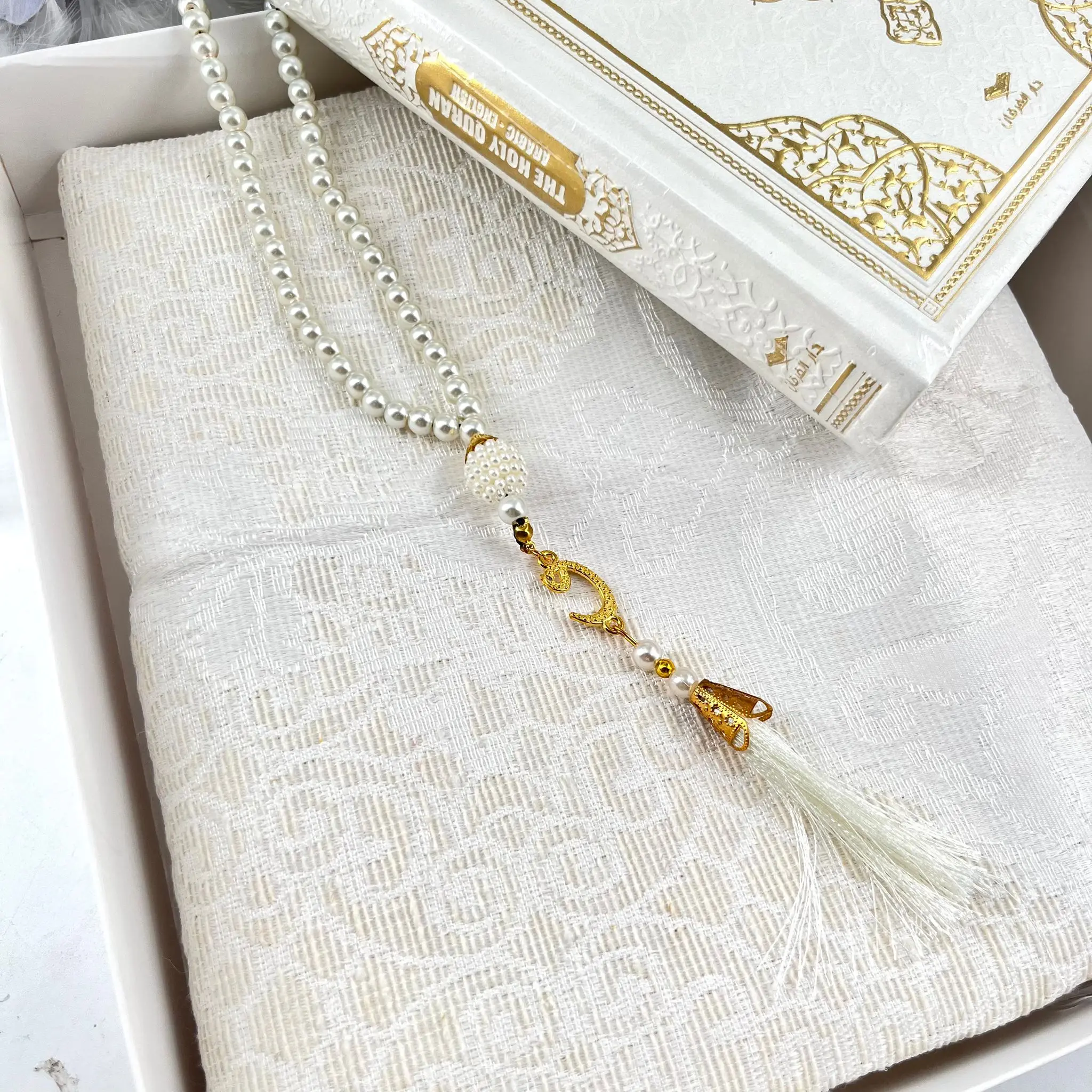 Бархатный Подарочный набор из Корана арабский Surahs Tasbih с английским переводом исламский молитвенный коврик для мусульманских подарков или церемоний