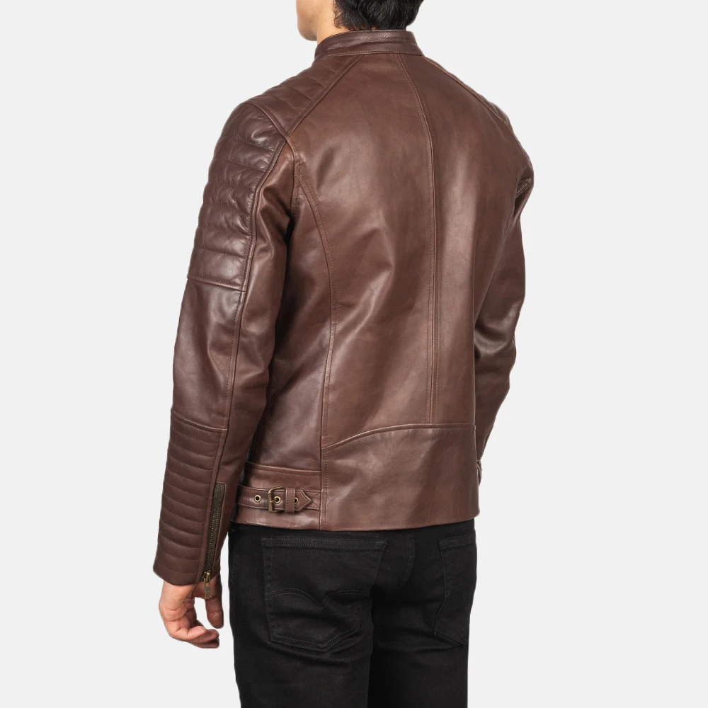 Long Sleeves Latest Style Leather Jacket New Men Jacket Spring Fall Soft Leather Jacket For Men