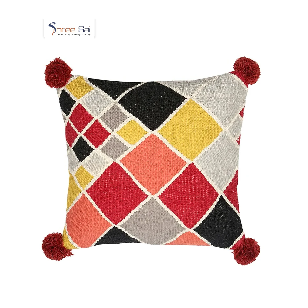 Buy Pillow Cases for Home Hot Quality Cushion Cover Square Shape Solid Pattern Soft and Comfortable Cushion Pillow Cover At Lowest Price