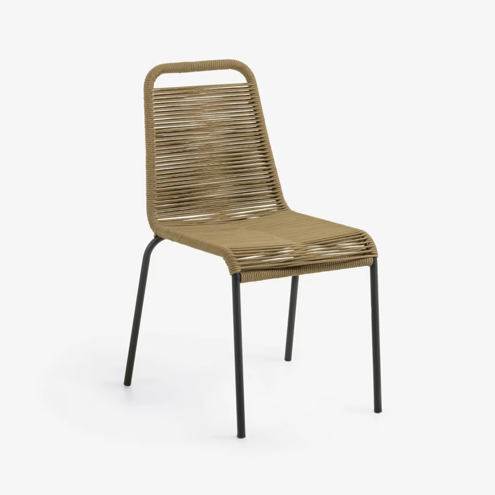 Outdoor Dining Chair Aluminum Frame With Woven Rope Best Quality - Rio