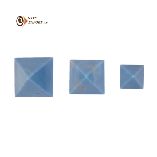 Перуанская 100% натуральная Пирамида целестит ремесленный камень украшение драгоценных камней хорошая энергия вибрация для любви и расслабления