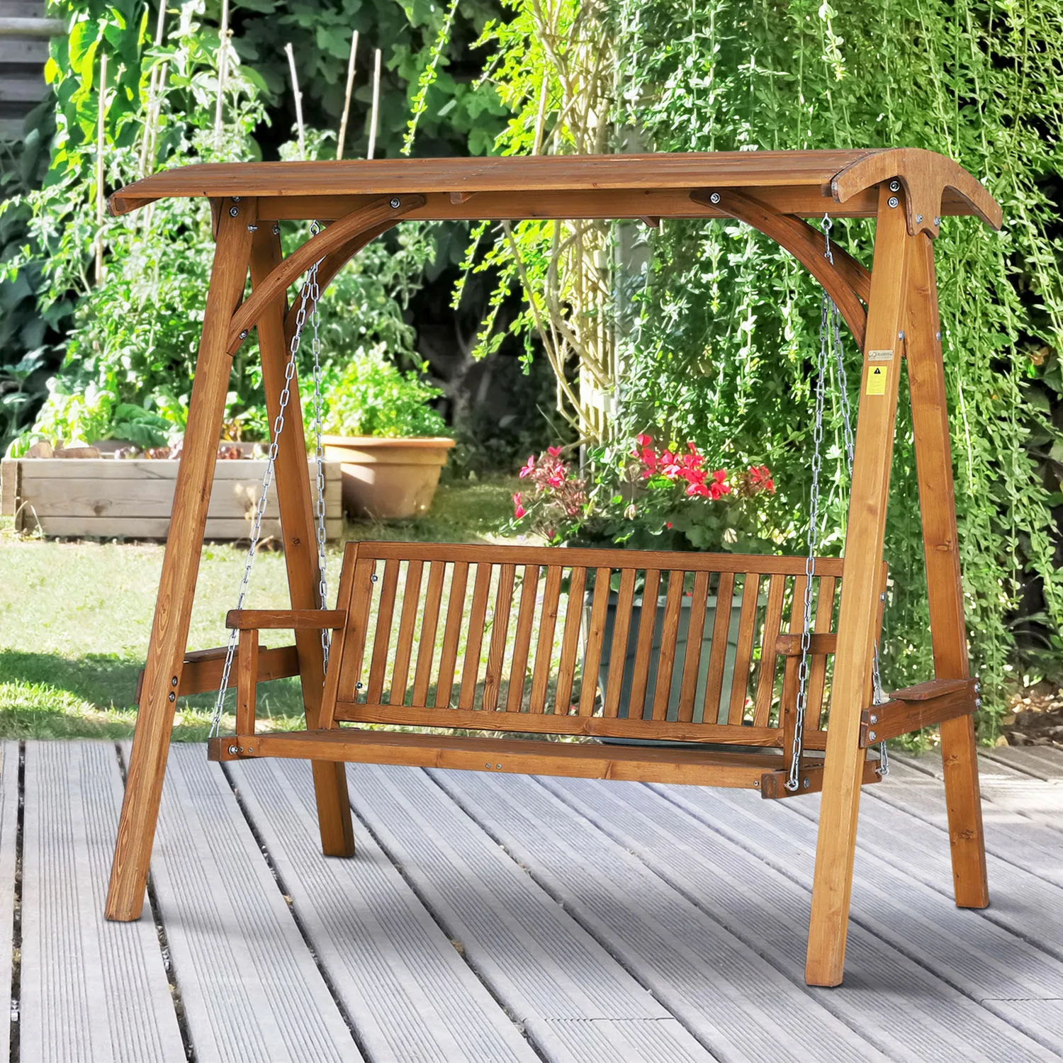 Wholesale cheap price Patio Wooden Swings for Garden Outdoor Furniture - outdoor swing chair export to USA,EU,UK